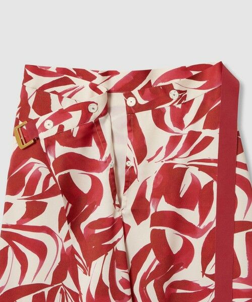 ANAYI / アナイ ロング・マキシ丈スカート | 【セットアップ対応商品】アートリーフサテンラップ スカート | 詳細11