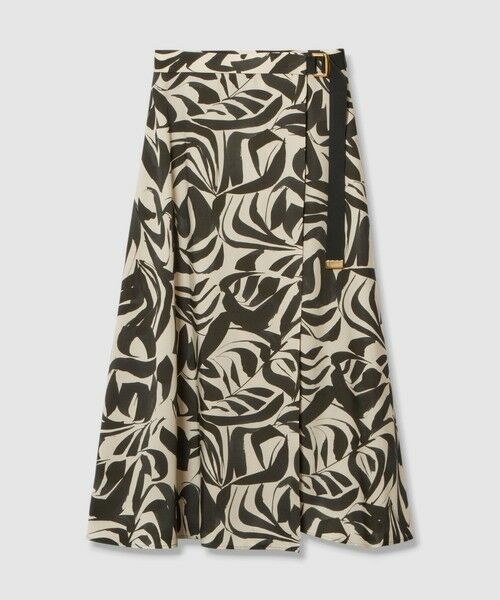 ANAYI / アナイ ロング・マキシ丈スカート | 【セットアップ対応商品】アートリーフサテンラップ スカート | 詳細18