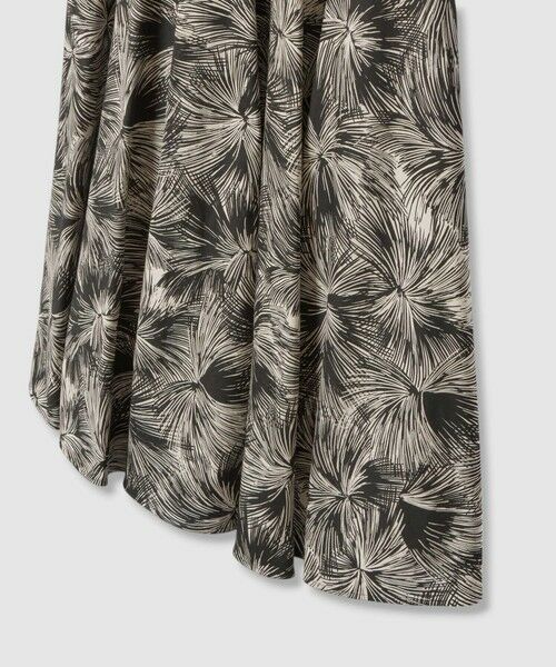 ANAYI / アナイ ミニ・ひざ丈スカート | ブラッシュフラワープリントフレア スカート | 詳細3