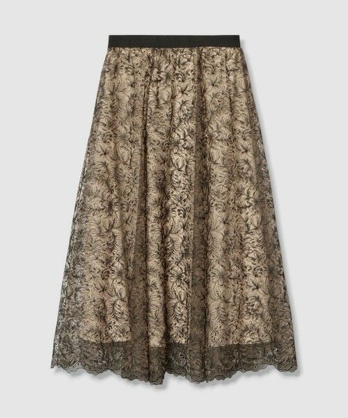 ANAYI / アナイ ロング・マキシ丈スカート | レースフラワーチュールギャザー スカート | 詳細8