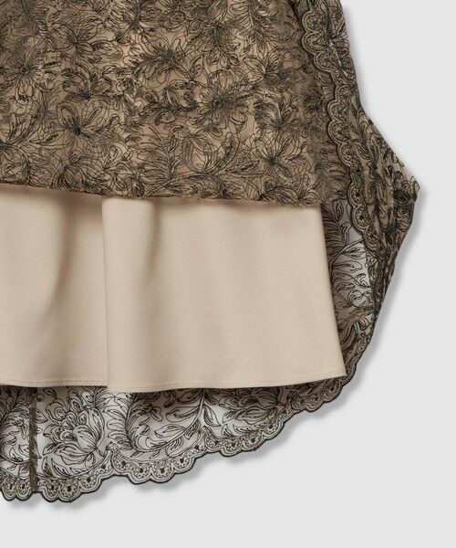 ANAYI / アナイ ロング・マキシ丈スカート | レースフラワーチュールギャザー スカート | 詳細11