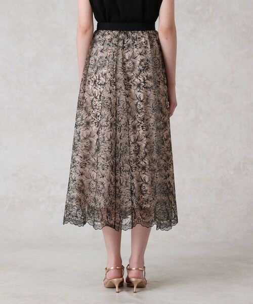 ANAYI / アナイ ロング・マキシ丈スカート | レースフラワーチュールギャザー スカート | 詳細3