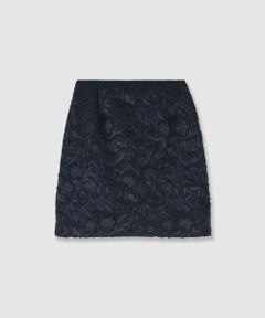 ANAYI / アナイ ミニ・ひざ丈スカート | ラメフラワーフクレジャガードミニ スカート
