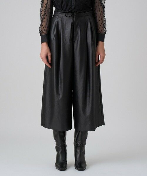 ANAYI / アナイ その他パンツ | オイルドレザーライクガウチョパンツ | 詳細18