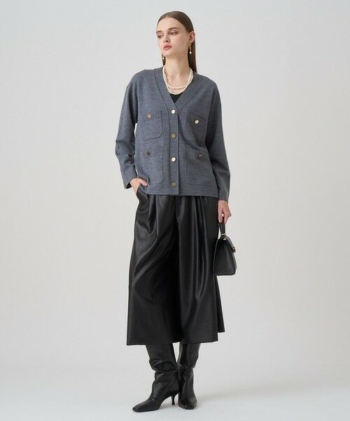 ANAYI / アナイ その他パンツ | オイルドレザーライクガウチョパンツ | 詳細27