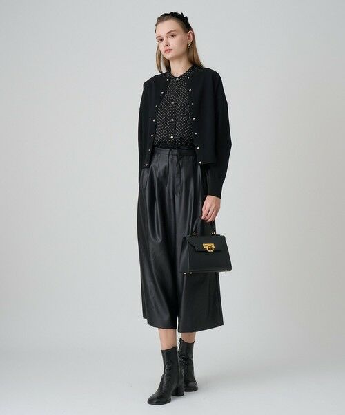 ANAYI / アナイ その他パンツ | オイルドレザーライクガウチョパンツ | 詳細28