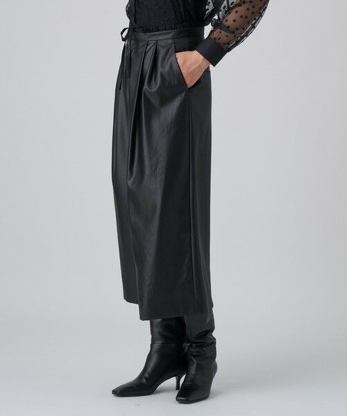ANAYI / アナイ その他パンツ | オイルドレザーライクガウチョパンツ | 詳細21
