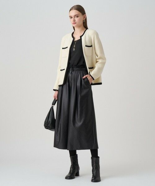 ANAYI / アナイ その他パンツ | オイルドレザーライクガウチョパンツ | 詳細22