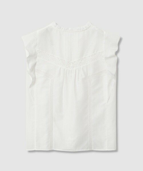 ANAYI / アナイ シャツ・ブラウス | コットンシルクレースコンビブラウス | 詳細5