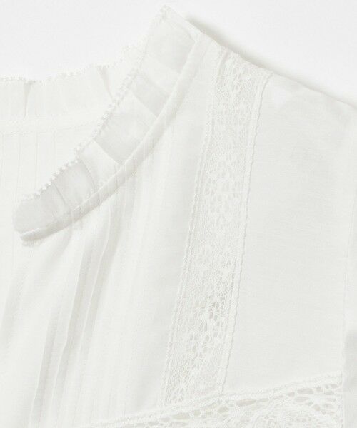 ANAYI / アナイ シャツ・ブラウス | コットンシルクレースコンビブラウス | 詳細7