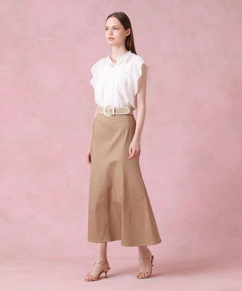 ANAYI / アナイ シャツ・ブラウス | コットンシルクレースコンビブラウス | 詳細2