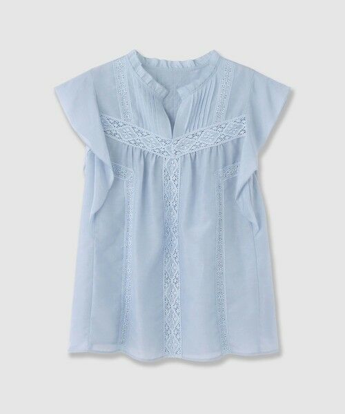 ANAYI / アナイ シャツ・ブラウス | コットンシルクレースコンビブラウス | 詳細16