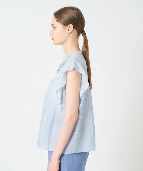 ANAYI / アナイ シャツ・ブラウス | コットンシルクレースコンビブラウス | 詳細11