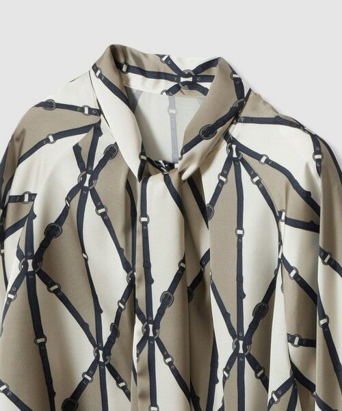 ANAYI / アナイ シャツ・ブラウス | ベルトプリントボウタイ ブラウス | 詳細13
