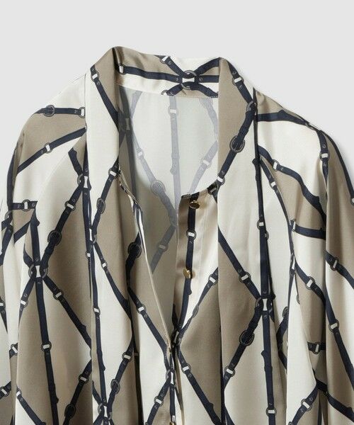 ANAYI / アナイ シャツ・ブラウス | ベルトプリントボウタイ ブラウス | 詳細14