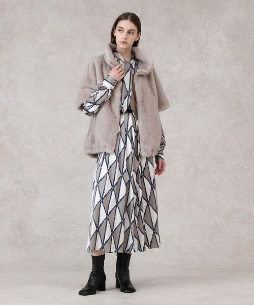 ANAYI / アナイ シャツ・ブラウス | ベルトプリントボウタイ ブラウス | 詳細7