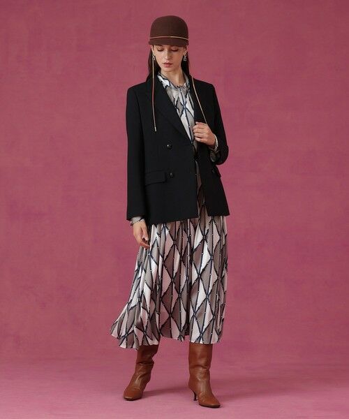 ANAYI / アナイ シャツ・ブラウス | ベルトプリントボウタイ ブラウス | 詳細8