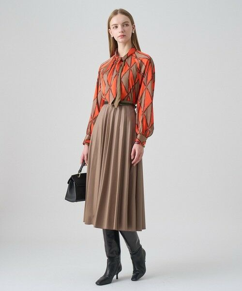 ANAYI / アナイ シャツ・ブラウス | ベルトプリントボウタイ ブラウス | 詳細22