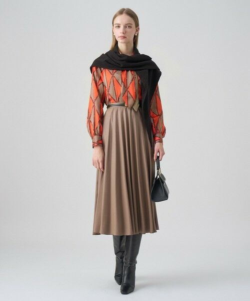 ANAYI / アナイ シャツ・ブラウス | ベルトプリントボウタイ ブラウス | 詳細23