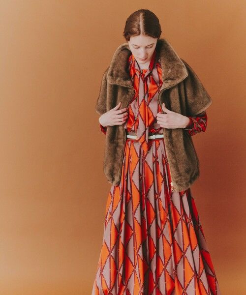 ANAYI / アナイ シャツ・ブラウス | ベルトプリントボウタイ ブラウス | 詳細25