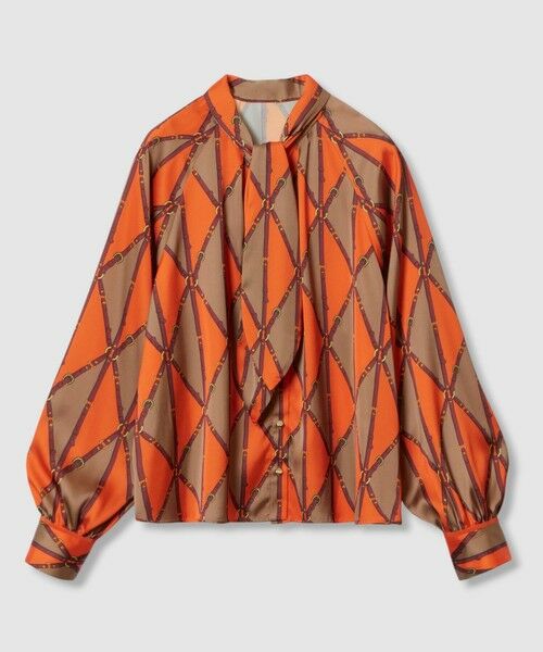 ANAYI / アナイ シャツ・ブラウス | ベルトプリントボウタイ ブラウス | 詳細26