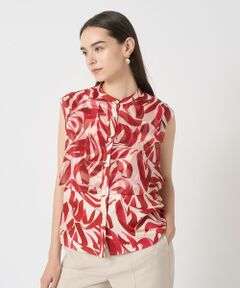 ANAYI / アナイ シャツ・ブラウス | 【セットアップ対応商品】アートリーフノースリコンビ ブラウス