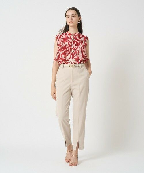 ANAYI / アナイ シャツ・ブラウス | 【セットアップ対応商品】アートリーフノースリコンビ ブラウス | 詳細2