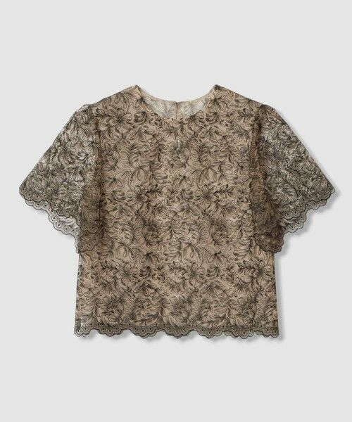 ANAYI / アナイ シャツ・ブラウス | レースフラワーチュールTブラウス | 詳細7
