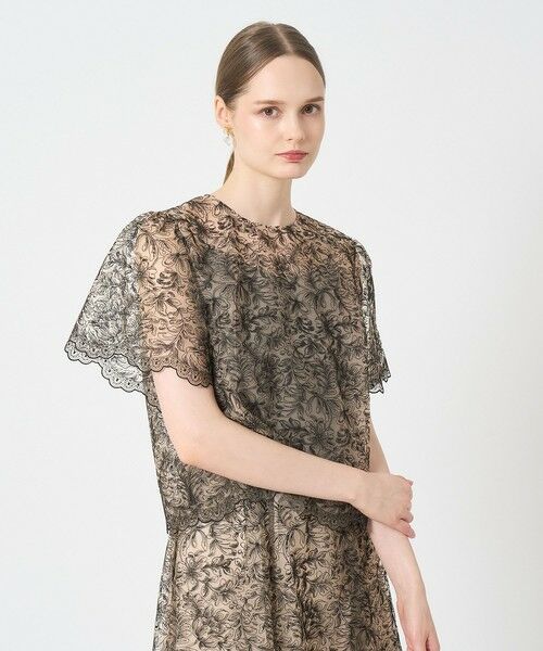 ANAYI / アナイ シャツ・ブラウス | レースフラワーチュールTブラウス | 詳細2