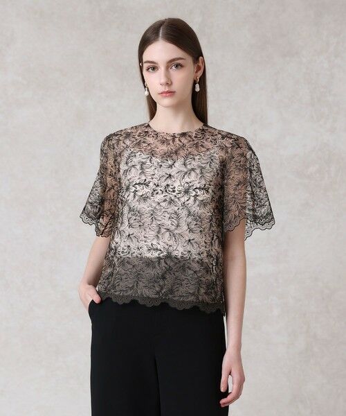 ANAYI / アナイ シャツ・ブラウス | レースフラワーチュールTブラウス | 詳細3