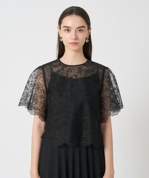 ANAYI / アナイ シャツ・ブラウス | レースフラワーチュールTブラウス | 詳細17