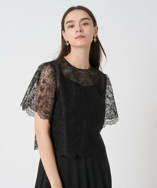 ANAYI / アナイ シャツ・ブラウス | レースフラワーチュールTブラウス | 詳細20