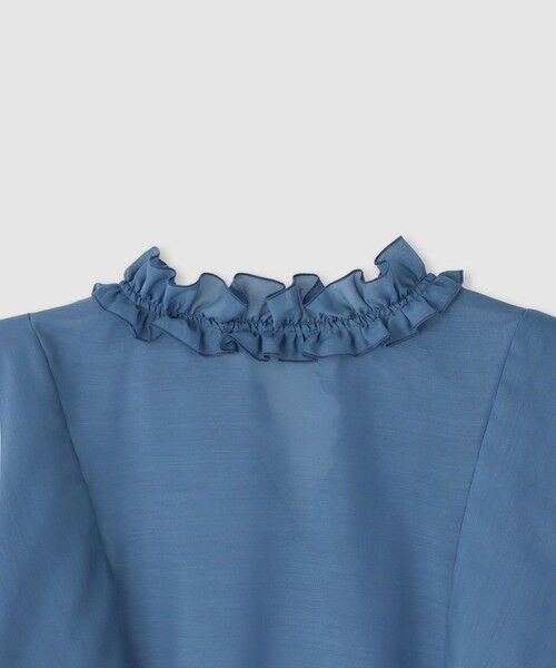 ANAYI / アナイ シャツ・ブラウス | スパンローンフリルネックブラウス | 詳細12