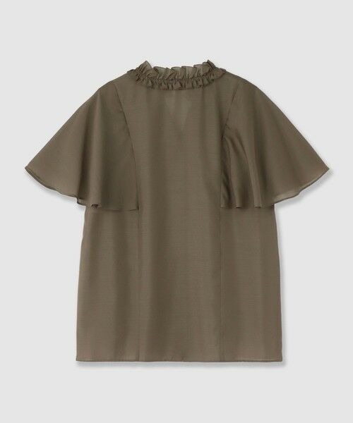 ANAYI / アナイ シャツ・ブラウス | スパンローンフリルネックブラウス | 詳細14