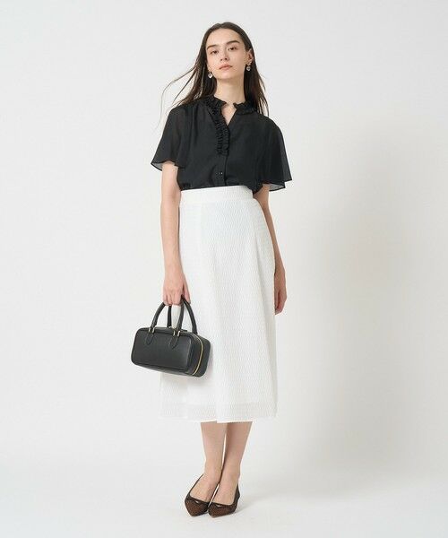 ANAYI / アナイ シャツ・ブラウス | スパンローンフリルネックブラウス | 詳細21