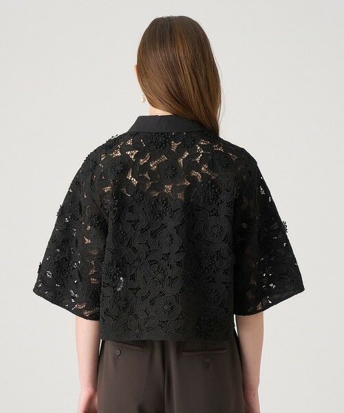 ANAYI / アナイ シャツ・ブラウス | レース刺繍クロップドシャツ | 詳細10