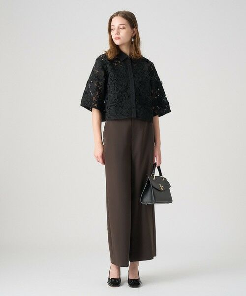 ANAYI / アナイ シャツ・ブラウス | レース刺繍クロップドシャツ | 詳細15