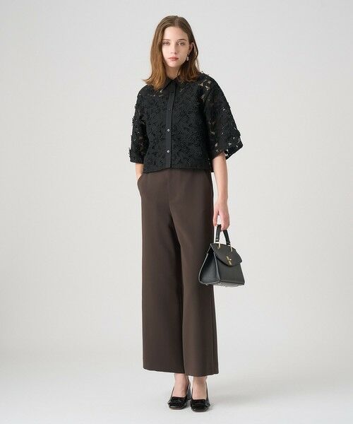 ANAYI / アナイ シャツ・ブラウス | レース刺繍クロップドシャツ | 詳細16