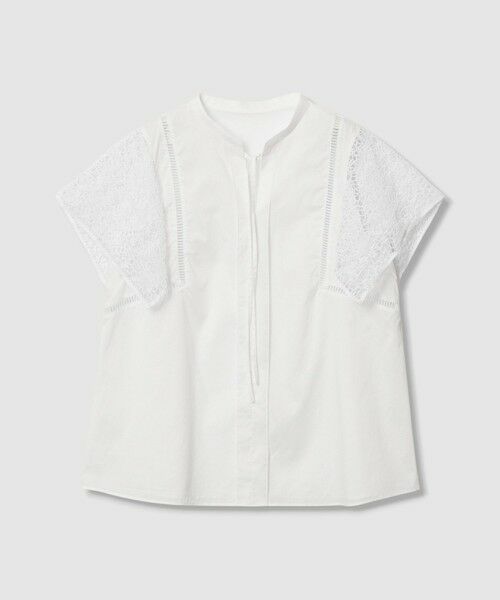 ANAYI / アナイ シャツ・ブラウス | ケミカルレーススリーブコンビ ブラウス | 詳細9