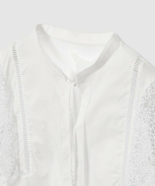 ANAYI / アナイ シャツ・ブラウス | ケミカルレーススリーブコンビ ブラウス | 詳細11