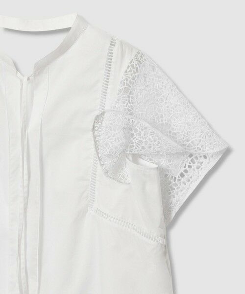 ANAYI / アナイ シャツ・ブラウス | ケミカルレーススリーブコンビ ブラウス | 詳細13