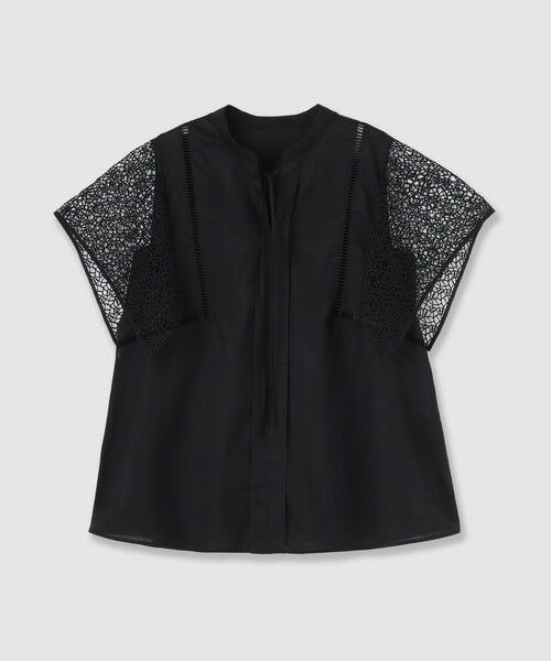 ANAYI / アナイ シャツ・ブラウス | ケミカルレーススリーブコンビ ブラウス | 詳細20