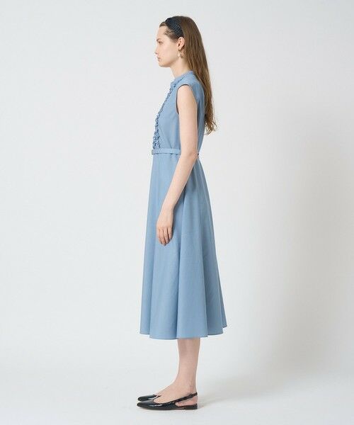 アナイ デニムライクワンピース　34 美品 デニムライクフレア ワンピース | ANAYI/アナイ | 三越伊勢丹