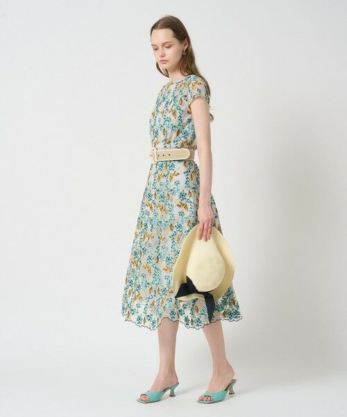 ANAYI / アナイ ドレス | フラワーチュールボートネックワンピース | 詳細19