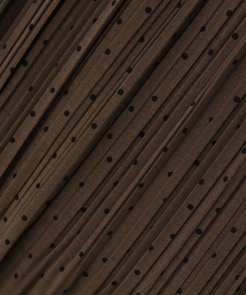 ANAYI / アナイ ミニ丈・ひざ丈ワンピース | ソフトジャージドットプリーツワンピース | 詳細14