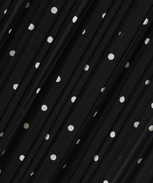 ANAYI / アナイ ミニ丈・ひざ丈ワンピース | ソフトジャージドットプリーツワンピース | 詳細25