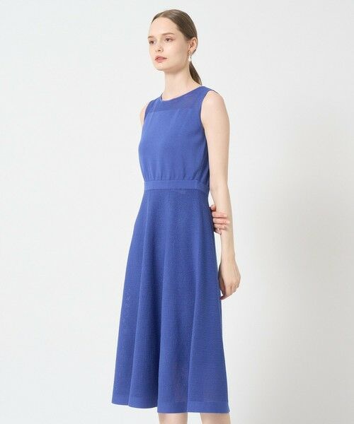 ANAYI/アナイ 【セットアップ対応商品】サマーメッシュワンピース blue (61) 38 ANAYI/アナイ 【セットアップ対応商品】サマーメッシュワンピース blue (61) 38