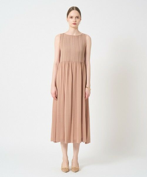 ANAYI / アナイ ミニ丈・ひざ丈ワンピース | ランダムリブロング ワンピース | 詳細1