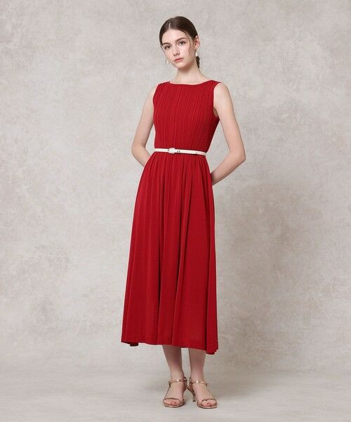 ANAYI / アナイ ミニ丈・ひざ丈ワンピース | ランダムリブロング ワンピース | 詳細15