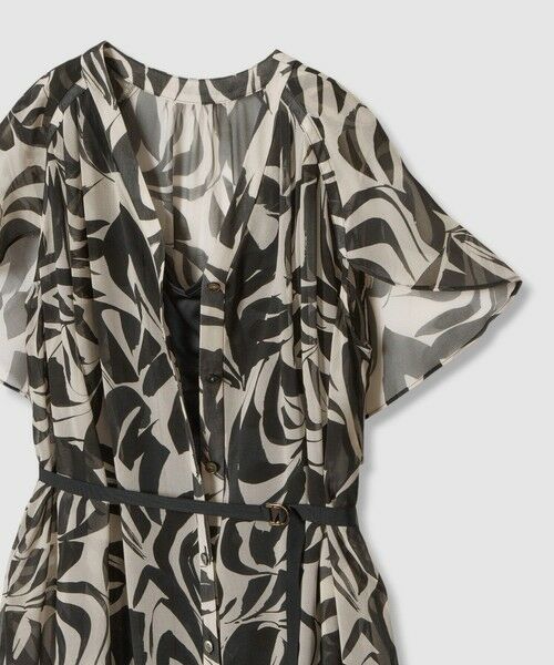 ANAYI / アナイ ロング・マキシ丈ワンピース | アートリーフシフォンロング ワンピース | 詳細22